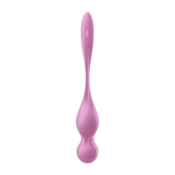 Вагінальні смарт-кульки з вібрацією Satisfyer Love Birds 1 Connect App Pink, 78 г SX0570 фото