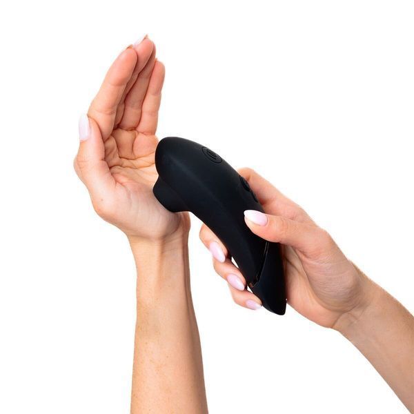 Вакуумний кліторальний стимулятор Womanizer Next Black, 3D Pleasure Air, 14 рівнів інтенсивності SX0530 фото