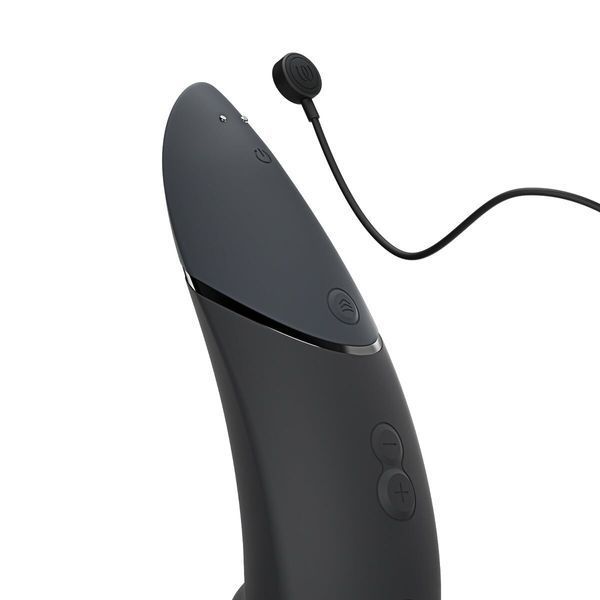 Вакуумний кліторальний стимулятор Womanizer Next Black, 3D Pleasure Air, 14 рівнів інтенсивності SX0530 фото