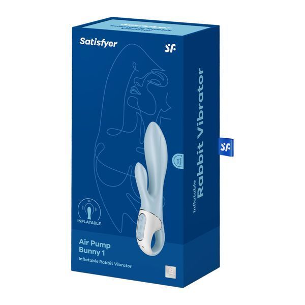 Вібратор-кролик надувний Satisfyer Air Pump Bunny 1 SX2180 фото