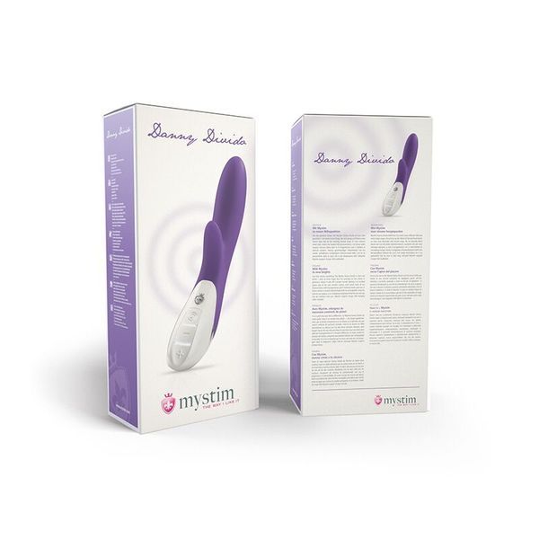 Вібратор-кролик Mystim Danny Divido Purple з глибокою вібрацією, 2 мотори SO3465 фото