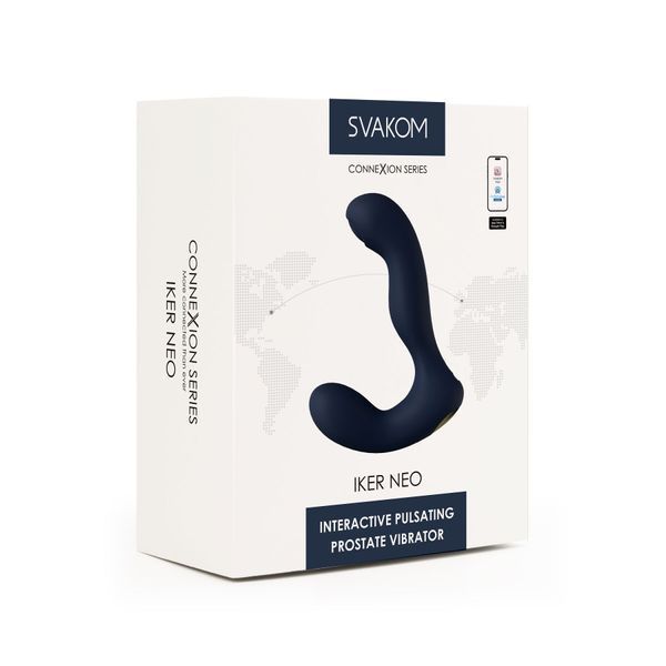 Смарт-масажер простати з пульсацією на кінчику головки Svakom Iker Neo SX2447 фото