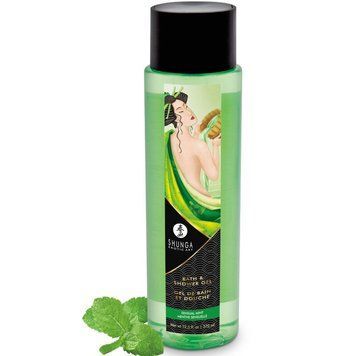 Гель для ванни та душу Shunga Sensual Mint, 370 мл, з рослинними оліями та вітаміном Е SX0586 фото