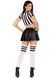 Костюм рефері Leg Avenue Time Out Referee XS, кроп-топ спідниця, свисток SO9190 фото 6