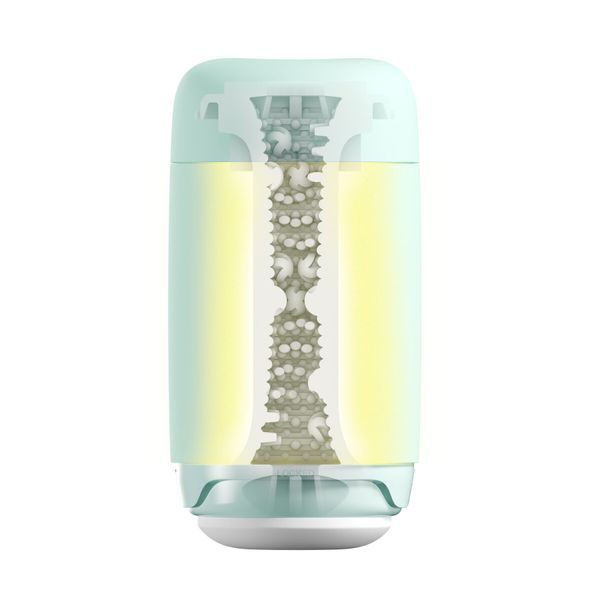 Мастурбатор TENGA PUFFY MINT GREEN, ультрам&rsquo;який матеріал, багаторазовий, наскрізний SO8068 фото