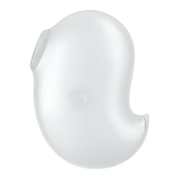 Вакуумний кліторальний стимулятор з вібрацією Satisfyer Cutie Ghost White SX0573 фото