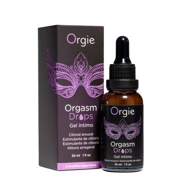Збуджувальні краплі для клітора Orgie Orgasm Drops, 30 мл, ефект розігріву та охолодження SX1529 фото