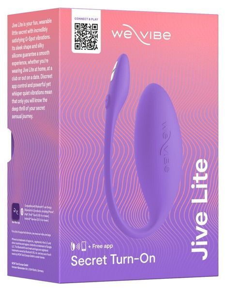 Смарт-віброяйце We-Vibe Jive Lite Purple, невеликий розмір SX2149 фото