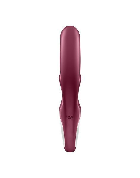 Вібратор-кролик Satisfyer Love Me Red, гнучкий, відросток з потрійним кінчиком SO7778 фото