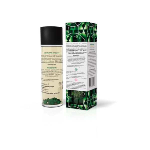 Масажна олія EXSENS Aventurine Avocado (антистрес з авантюрином) 100мл, натуральна SO2377 фото