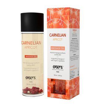 Масажна олія EXSENS Carnelian Apricot (бадьорна з сердоліком) 100мл, натуральна SO2378 фото