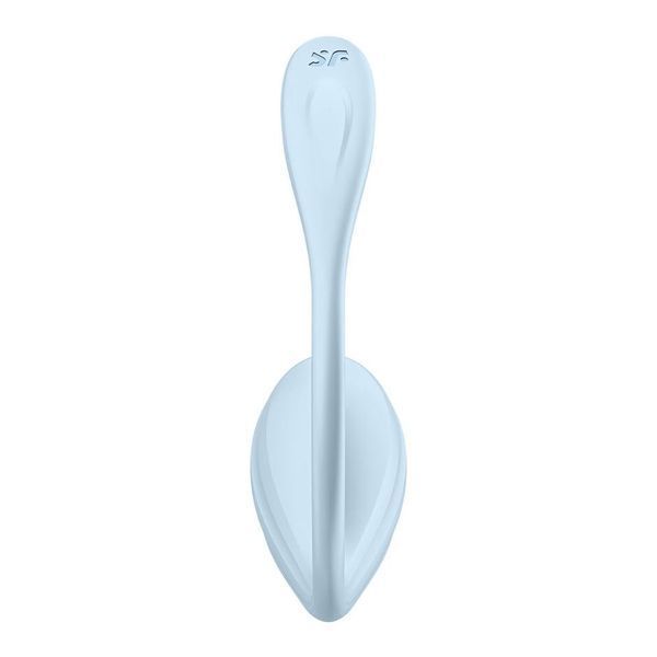 Смарт-віброяйце Satisfyer Smooth Petal Connect App Light Blue SX0667 фото
