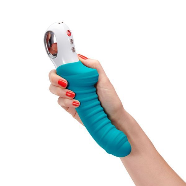 Вібратор для точки G Fun Factory TIGER petrol, ребристий, підходить для анальної стимуляції SX0941 фото