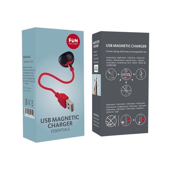 Магнітний кабель для заряджання Fun Factory USB MAGNETIC CHARGER, з індикатором SX1008 фото
