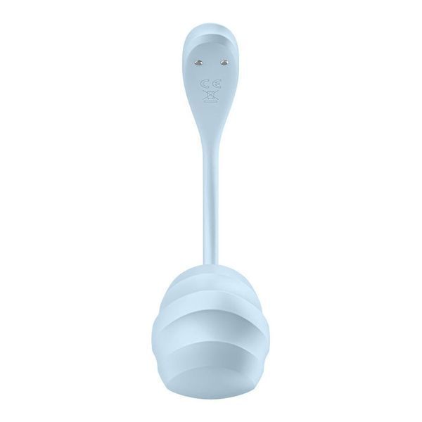 Смарт-віброяйце Satisfyer Smooth Petal Connect App Light Blue SX0667 фото