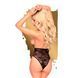 Боді з глибоким декольте та високими трусиками Penthouse - Toxic Powder Black M/L SO4379 фото 2