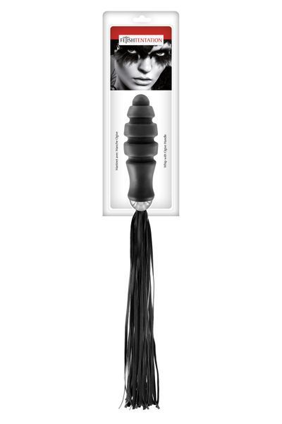 Флогер з ручкою для проникнення Fetish Tentation Whip with Ogive Handle SO4044 фото
