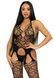 Бодістокінг з відкритим доступом Leg Avenue Net suspender bodystocking One size Black, мереживо SO8586 фото 1