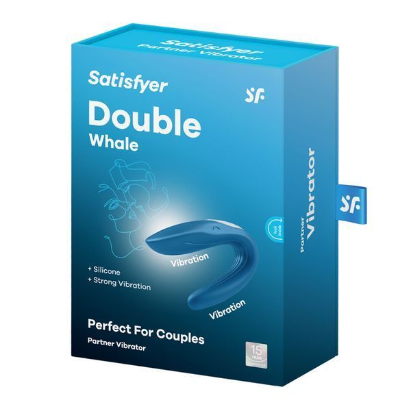 Вібратор для пар Satisfyer Double Whale з двома моторчиками SO1643 фото