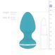 Анальна вібропробка Cala Azul &ndash; Blanca Vibrating anal plug, 10 режимів SO8887 фото 6