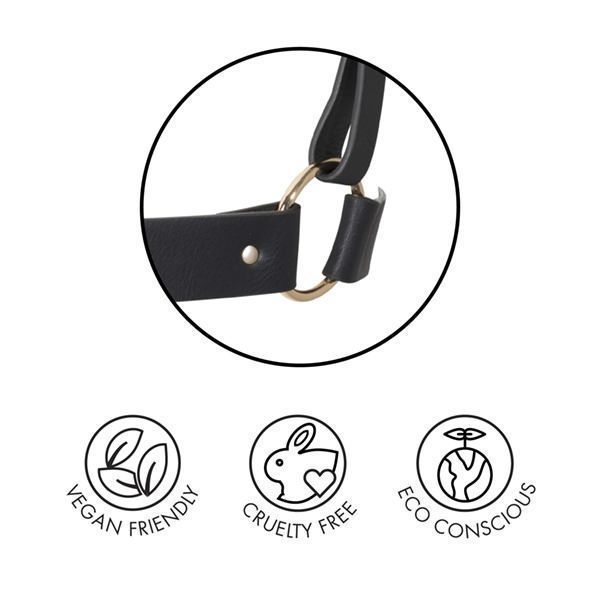 Чокер Bijoux Indiscrets MAZE &ndash; Wide Chocker Black SO2648 фото